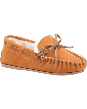 Hush Puppies Kinder/Kinder Addison Wildleder Hausschuhe (Tan)