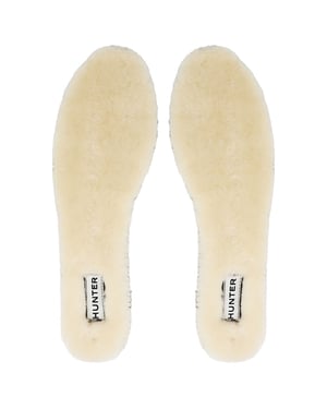 Hunter Insulated Shearling Herren Beige Einlegesohlen Schuhe