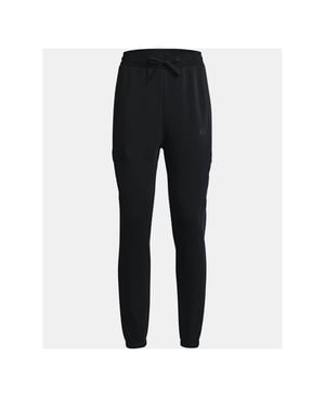 Under Armor Project Rock Damen schwarzer Fleece -Trackhosen