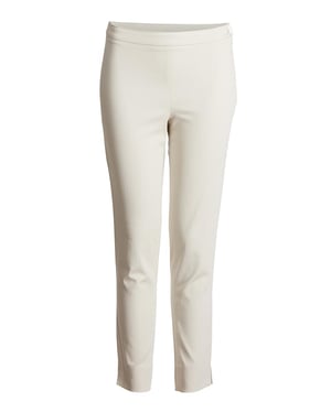 Taillierte Stretch-Hose in Sand