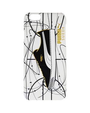 Puma Bytes ART Hartschalenhülle für iPhone 6, Schwarz/Weiß