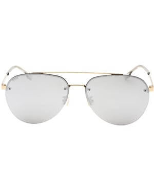 Hugo Boss Sonnenbrille mit silbernen Glasern und goldenen Glasern