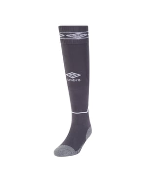 Umbro - "Diamond" Fußballsocken für Kinder (Kohlen-Schwarz/Weiß)