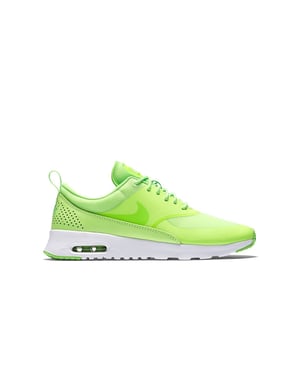Nike Air Max Thea Schnürung Grüner Synthetic Womens Trainer 599409 306