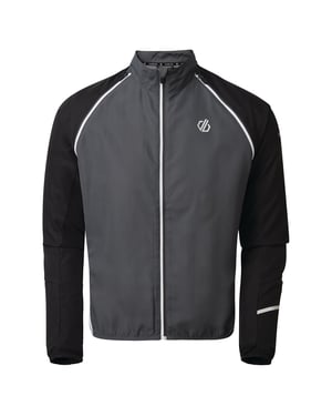 Dare 2B Mens Oxidate Windshell Jacket (Schwarz/Ebony)