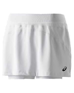 Asics Motion Dry Womens White Racket Skort