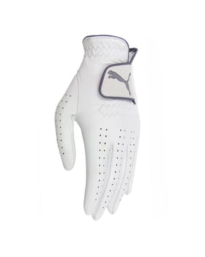 Puma Pro Performance Linkshänder Leder weiße Damen Golfhandschuh 041242 01