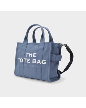 Kleine Reisetasche in Blaugrauer Baumwolle