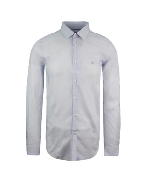 Lacoste Slim Fit Mens Hellblaues Hemd