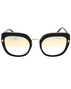 Tom Ford Virginia FT0945 01B Schwarze Sonnenbrille