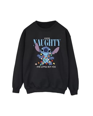 Disney - "Naughty & Nice" Sweatshirt für Damen (Schwarz)