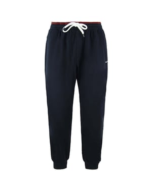 Ben Sherman Schriftzug Bestickte Herren Marineblaue Trainingshose