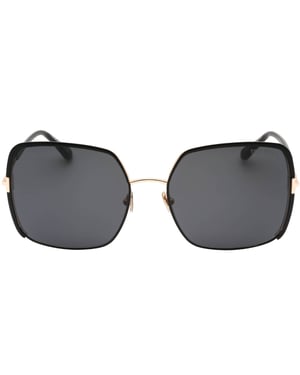 Tom Ford Raphaela schwarze Sonnenbrille