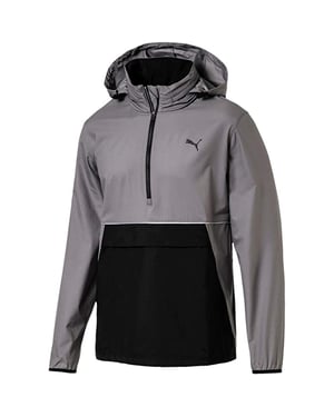 Puma Golf Retro Herren Graue Anorakjacke