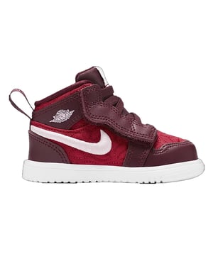 Nike Air Jordan 1 Mid Se td Red Kids Trainer