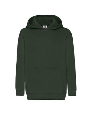 Fruit of the Loom - "Classic" Sweatshirt mit Kapuze für Kinder (Flaschengrün)