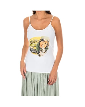 Dünnes Tank-Top mit Rundhalsausschnitt ADM0027 Frau