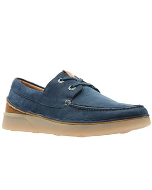 Clarks Oakland Sun Mens Navy Schuhe