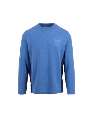 Trespass - "Charlie" T-Shirt für Herren Langärmlig (Blau meliert)