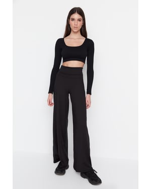 Trendyol Femmes Taille normale Jambe large Bas de survêtement