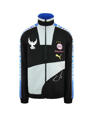 Puma x Kidsuper Studios Langarm Zip Up Blue Herren Track Jacke 598461 01
