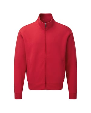 Russell Herren Authentic Full Zip Jacke (Klassisch Rot)