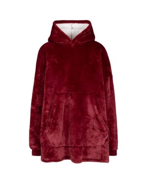 Trespass Unisex Erwachsene Gemütlichkeit Oversized Hoodie Blanket (Dark Cherry)