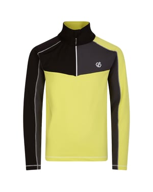 Dare 2B - "Formate II" Base Layer Oberteil für Kinder (Ebenholz/Mirabelle Gelb)