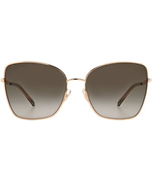 Jimmy Choo Alexis DDB HA Rosegoldene Sonnenbrille