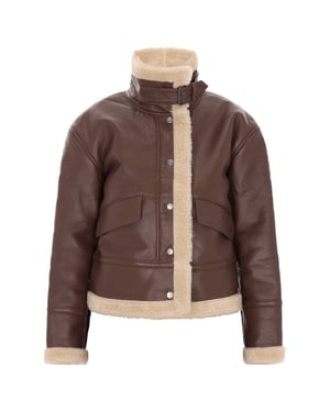 Dreimaster Jacke Damen braun