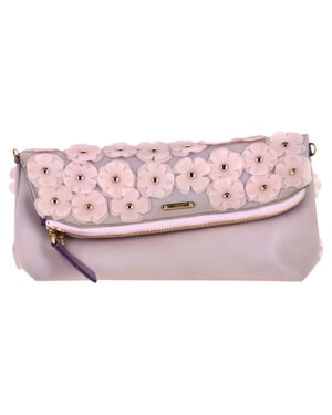 Burberry Die Petal in Flowers Tasche aus lila Gummi