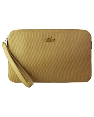 Lacoste Leder Herren Braune Beuteltasche