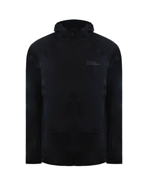 Jack Wolfskin Eagle Peak II Schwarze Softshelljacke für Herren