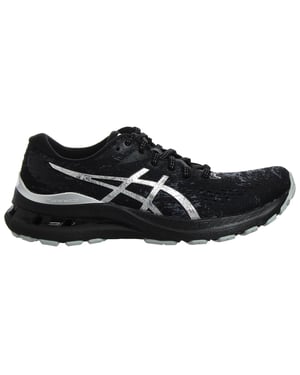 Asics Gel-Kayano 28 Platinum Damen Schwarze Laufschuhe