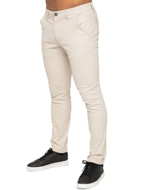 Enzo Herren Slim Fit Stretch Chinos