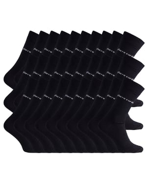 Business-Socken 30 Paar in Schwarz