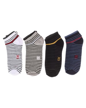 4er-Pack Herren-Söckchen, Herren-Kurzsocken