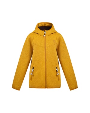 Schmuddelwedda Strickfleecejacke Jungen Senf Melange-280