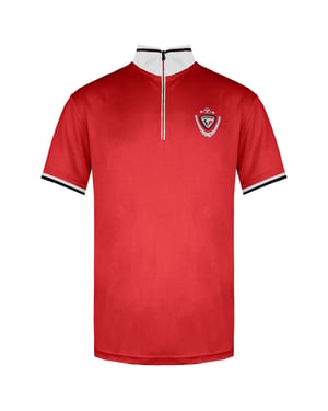 Rossignol Kurzarm 3/4 Reißverschluss Up Red Mens Virage Polo Shirt Rlemy04 305
