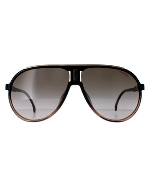 Carrera Aviator Herren Schwarz Braun Schatten Braun Gradient Champion 65/N