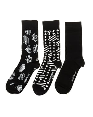 Pack-3 High-Top-Socken mit Antidruck-Bündchen JF3LSMC03-STANDART Herren