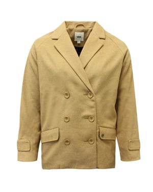Vans G Revival Coat Beige Button Up Winter Womens Blazer Jacke V2Y6elk A42A