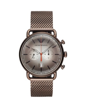 Emporio Armani AR11169 Braun Mesh Chronograph Herrenuhr