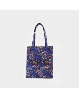 Cabas Lou Reversible - A.P.C. - Synthetik - Blau