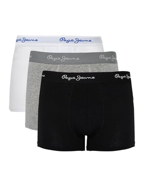 Pepe Jeans Boxershorts Isaac 3-Pack Herren schwarz