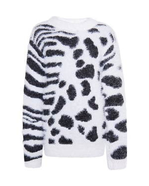 Mymo Strickpullover Mädchen weiss