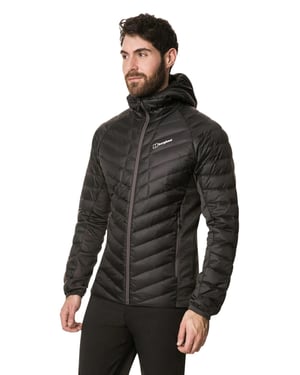 Berghaus Herren Tephra STR Reflct DWN Jacke in schwarz