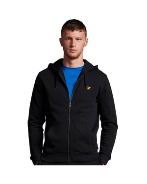 Der Lyle & Scott Kapuzenpullover mit Reißverschluss gehört zu unserer Essentials-Reihe und ist ein zuverlässiger Kapuzenpullover, der zu jedem Freizeitoutfit passt. Er besteht aus 100 % Baumwolle und hat eine Kapuze mit Kordelzug, Seitentaschen, einen durchgehenden Markenreißverschluss sowie gerippte Bündchen und Saum. Auch in Übergrößen erhältlich.