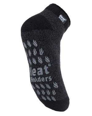 Herren 2.3 TOG Rutschfeste Low Cut Ankle Thermal Slipper Socken mit Griffen