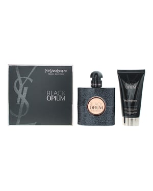 Yves Saint Laurent Black Opium Eau De Parfum 50ml + Body Lotion 50ml Gift Set
